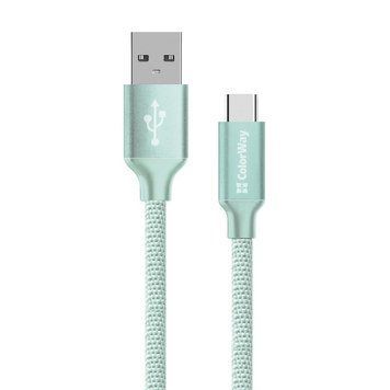 Кабель ColorWay USB Type A - USB Type C 2 м (CW-CBUC008-MT) H00000204065 фото