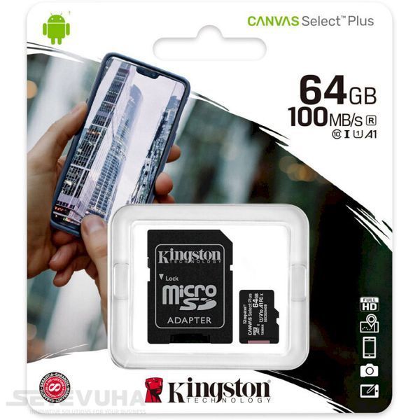 Карта пам'яті Kingston Canvas Select Plus microSD 64ГБ (SDCS2/64GB) H00000038321 фото