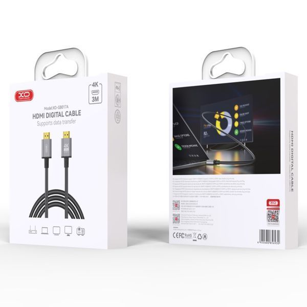 Кабель XO (GB017A-HDMI.tranish) H00000448282 фото