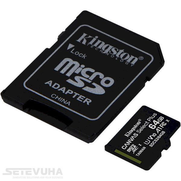 Карта пам'яті Kingston Canvas Select Plus microSD 64ГБ (SDCS2/64GB) H00000038321 фото