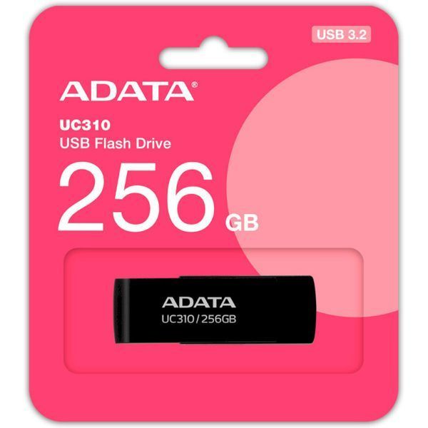 Флеш пам'ять USB ADATA (UC310-256G-RBK) H00000389428 фото