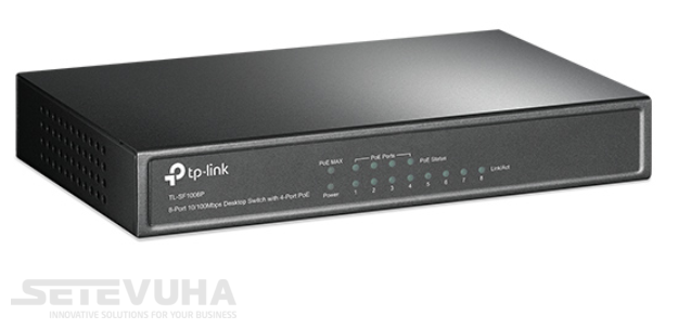 Коммутатор TP-Link PoE (TL-SF1008P) H00000029401 фото