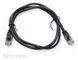 Патч корд Kingda UTP Cat. 5e 0.5 м PVC Чорний (PAUT3050-BK) H00000002692 фото 2