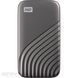 SSD диск WD WD My Passport SSD 2ТБ USB Type-C Portable 3D NAND TLC (WDBAGF0020BGY-WESN) H00000040723 фото 1