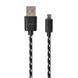 Кабель Vinga USB Type A - USB Micro-B 5 Pin 1 м USB 2.0 (VCPDCMBN31BK) H00000204206 фото 2