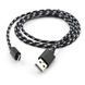 Кабель Vinga USB Type A - USB Micro-B 5 Pin 1 м USB 2.0 (VCPDCMBN31BK) H00000204206 фото 3