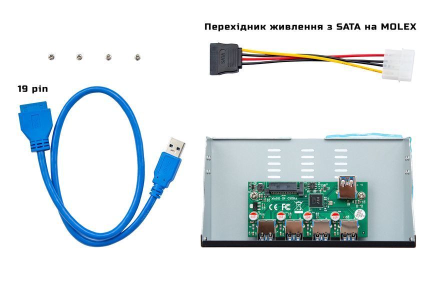 USB-хаб Frime (ECF-FP4xTA.53) H00000420639 фото