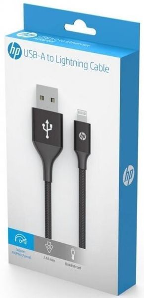 Кабель HP USB Type A - Apple Lightning 2 м USB 2.0 (DHC-MF100-2M) H00000207809 фото