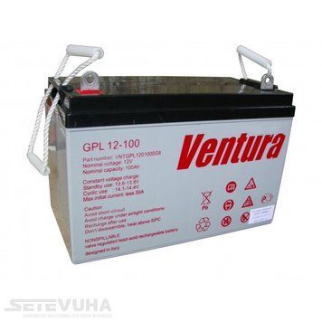 Акумуляторна батарея Ventura 100 Аг AGM 12 В (GPL 12-100) H00000029767 фото
