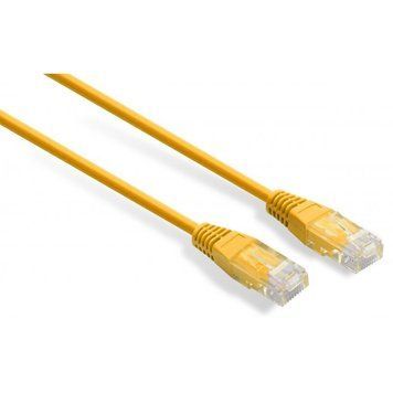 Патч корд Vinga UTP Cat. 5e 20 м PVC Жовтий (VCPPCCCS20Y) H00000159135 фото