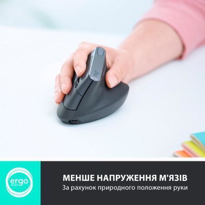 Миша Logitech MX Vertical бездротова (910-005448) H00000138146 фото