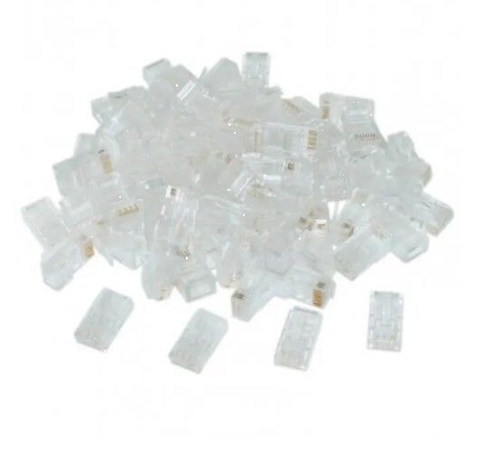 Конектор RJ-45 Cablexpert Cat 6 UTP (Не экранированный) 100 шт (LC-8P8C-002/100) H00000157730 фото