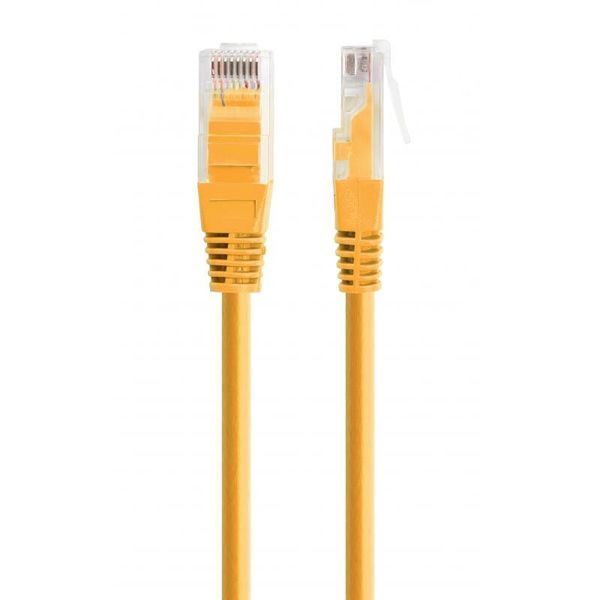 Патч корд Vinga UTP Cat. 5e 20 м PVC Жовтий (VCPPCCCS20Y) H00000159135 фото