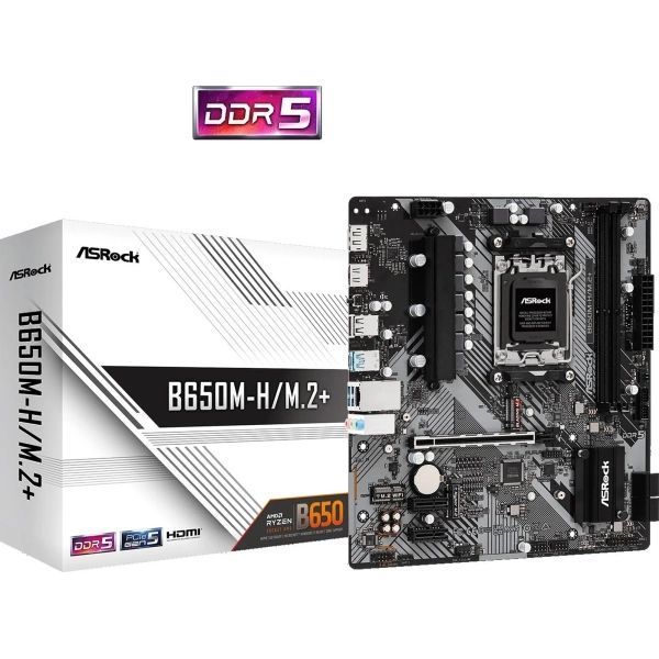 Материнська плата ASRock (B650M-H/M.2+) H00000399153 фото