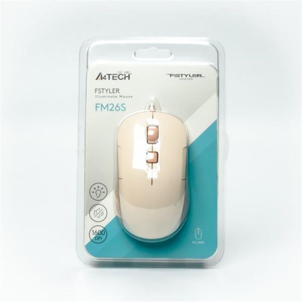 Мышь A4Tech (FM26S (Cafe Latte)) H00000409871 фото