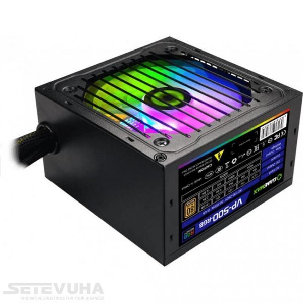 Блок живлення GameMax (VP-500-RGB) H00000033064 фото