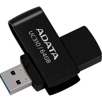 Флеш память USB ADATA (UC310-64G-RBK) H00000389430 фото