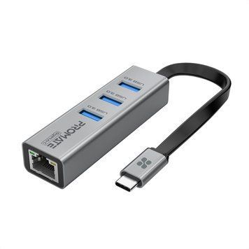 USB-хаб Promate (gigahub-c.grey) H00000432425 фото