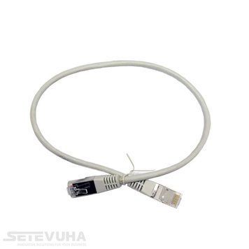 Патч корд L&W ELECTRONICAL FTP Cat. 6a 5 м PVC Сірий (PC004-C6A-500) H00000014347 фото