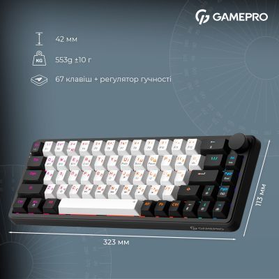 Клавіатура GamePro (MK210B Pro) H00000489170 фото