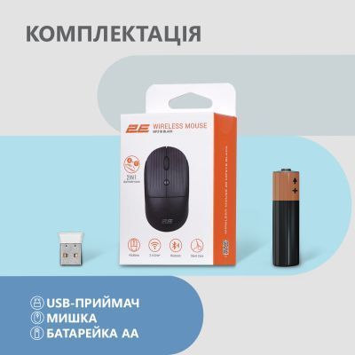 Миша 2E (2E-MF218WBK) H00000338051 фото