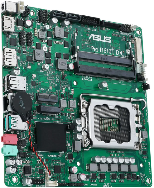 Материнская плата ASUS 1700 (PRO_H610T_D4-CSM) H00000252374 фото