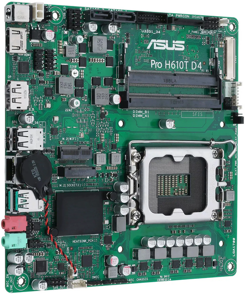 Материнская плата ASUS 1700 (PRO_H610T_D4-CSM) H00000252374 фото