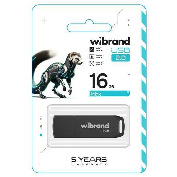 Флеш пам'ять USB Wibrand (WI2.0/MI16P4B) H00000460167 фото