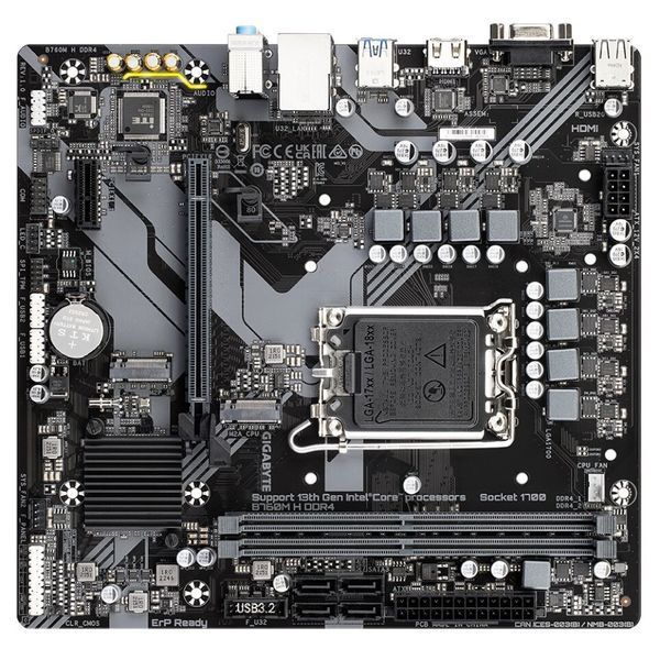 Материнська плата Gigabyte (B760M H DDR4) H00000371295 фото