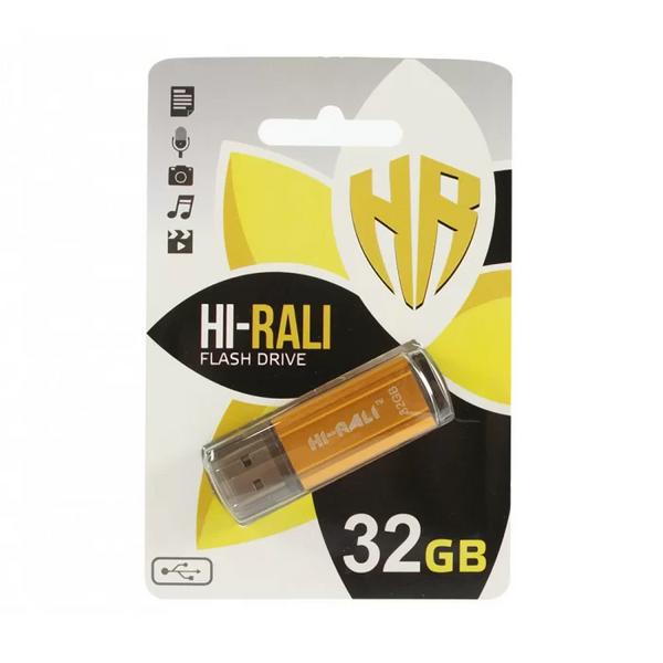 Флеш пам'ять USB Hi-Rali Stark series 32ГБ USB 2.0 (HI-32GBSTGD) H00000266539 фото