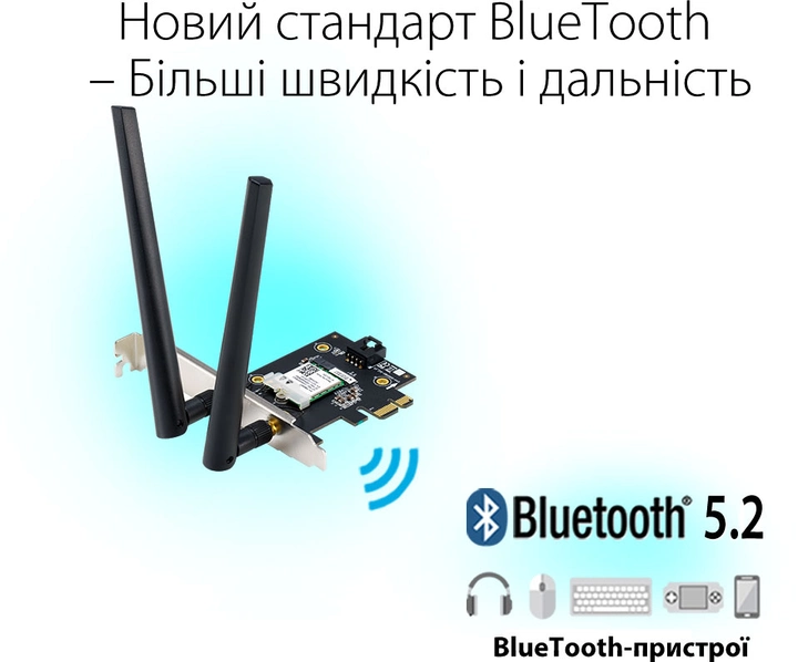 Wi-Fi адаптер ASUS (PCE-AX1800) H00000255962 фото