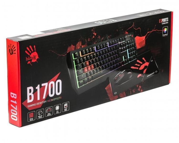 Комплект A4Tech (B1700 Bloody (Black)) H00000366891 фото
