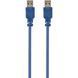 Кабель Maxxter USB Type A - USB Type A 0.5 м USB 3.0 (USB 3.1 Gen 1) (U-AMAM3-0.5m) H00000180104 фото 1