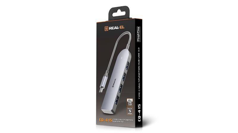 USB-хаб REAL-EL CQ-415 (EL123110001) H00000133961 фото