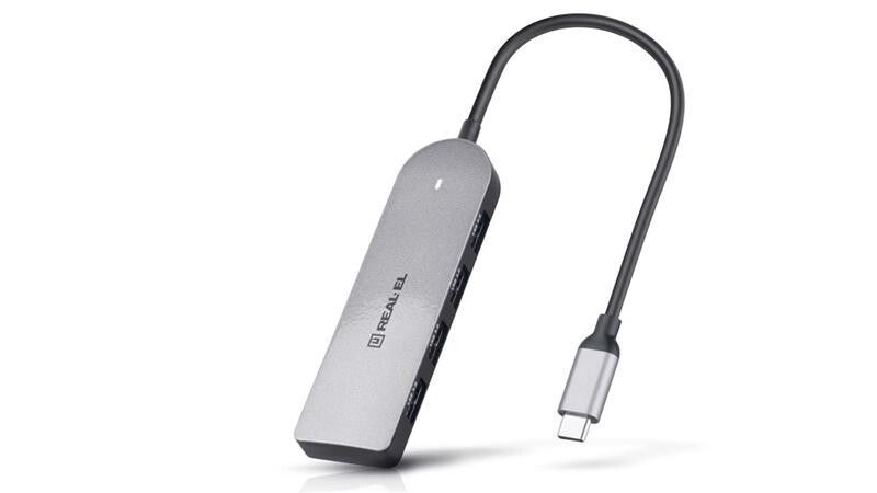 USB-хаб REAL-EL CQ-415 (EL123110001) H00000133961 фото