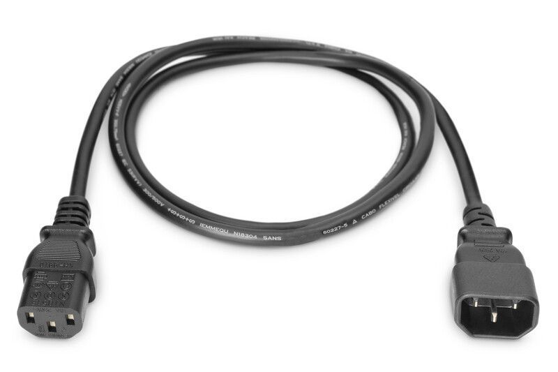 Кабель питания DIGITUS С14-С13 1,8м (AK-440201-018-S) H00000015795 фото