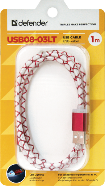 Кабель Defender USB Type A - Micro-USB 1 м (87556_Defender) H00000184547 фото