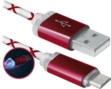 Кабель Defender USB Type A - Micro-USB 1 м (87556_Defender) H00000184547 фото