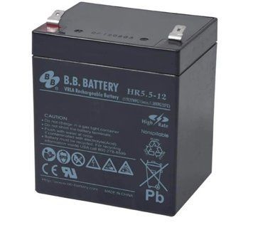Аккумуляторная батарея B.B. Battery 5.5 Ач AGM 12 В (HRC 5,5-12/T2) H00000037644 фото