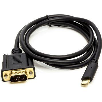 Кабель PowerPlant USB Type C - VGA 1 м (CA912117) H00000179593 фото