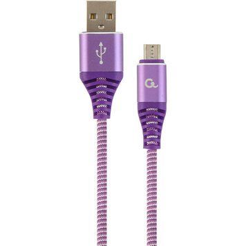 Кабель Cablexpert USB Type A - Micro-USB 1 м USB 2.0 (CC-USB2B-AMmBM-1M-PW) H00000179857 фото