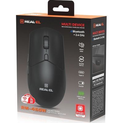 Мышь REAL-EL (EL123200048) H00000457280 фото