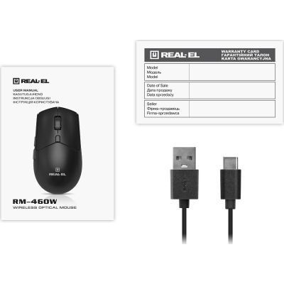Мышь REAL-EL (EL123200048) H00000457280 фото
