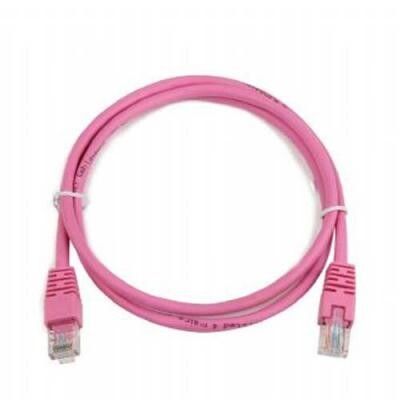 Патч корд Cablexpert UTP Cat. 5e 0.5 м PVC Рожевий (PP12-0.5M/RO) H00000137767 фото