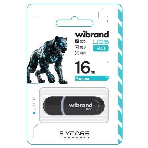 Флеш пам'ять USB Wibrand (WI2.0/PA16P2B) H00000460170 фото