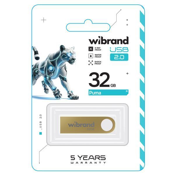 Флеш пам'ять USB Wibrand (WI2.0/PU32U1G) H00000460177 фото