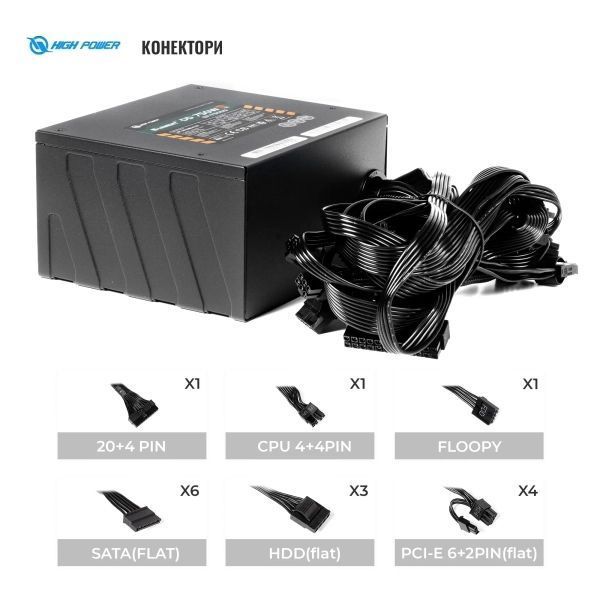 Блок живлення HighPower (HP1-M750BR-H12S) H00000434182 фото