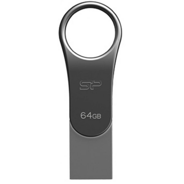 Флеш память USB Silicon Power DriveMobile C80 64ГБ USB 3.2 (SP064GBUC3C80V1S) H00000271395 фото