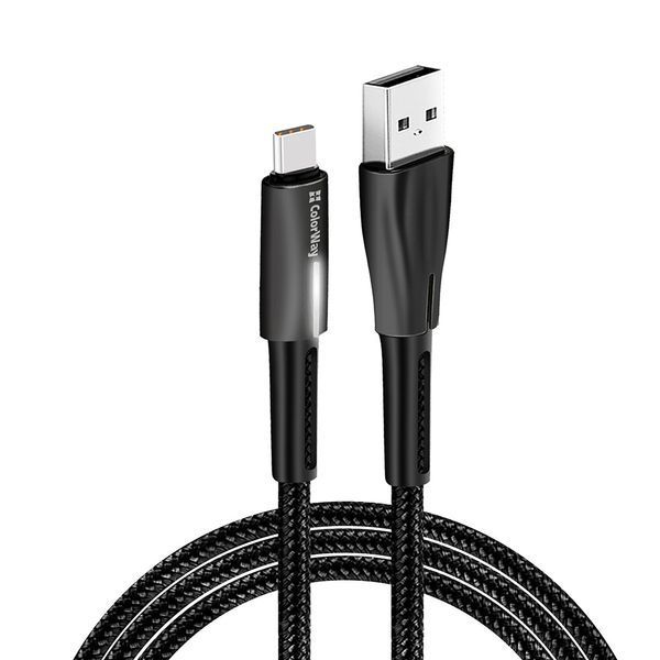 Кабель ColorWay USB Type A - USB Type C 1 м (CW-CBUC035-BK) H00000204072 фото