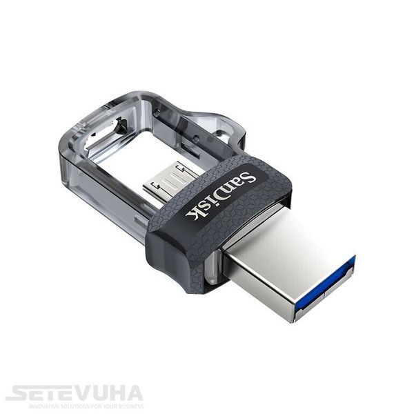 Флеш пам'ять USB SanDisk Ultra Dual Drive 128ГБ USB 3.2 (SDDD3-128G-G46) H00000038225 фото